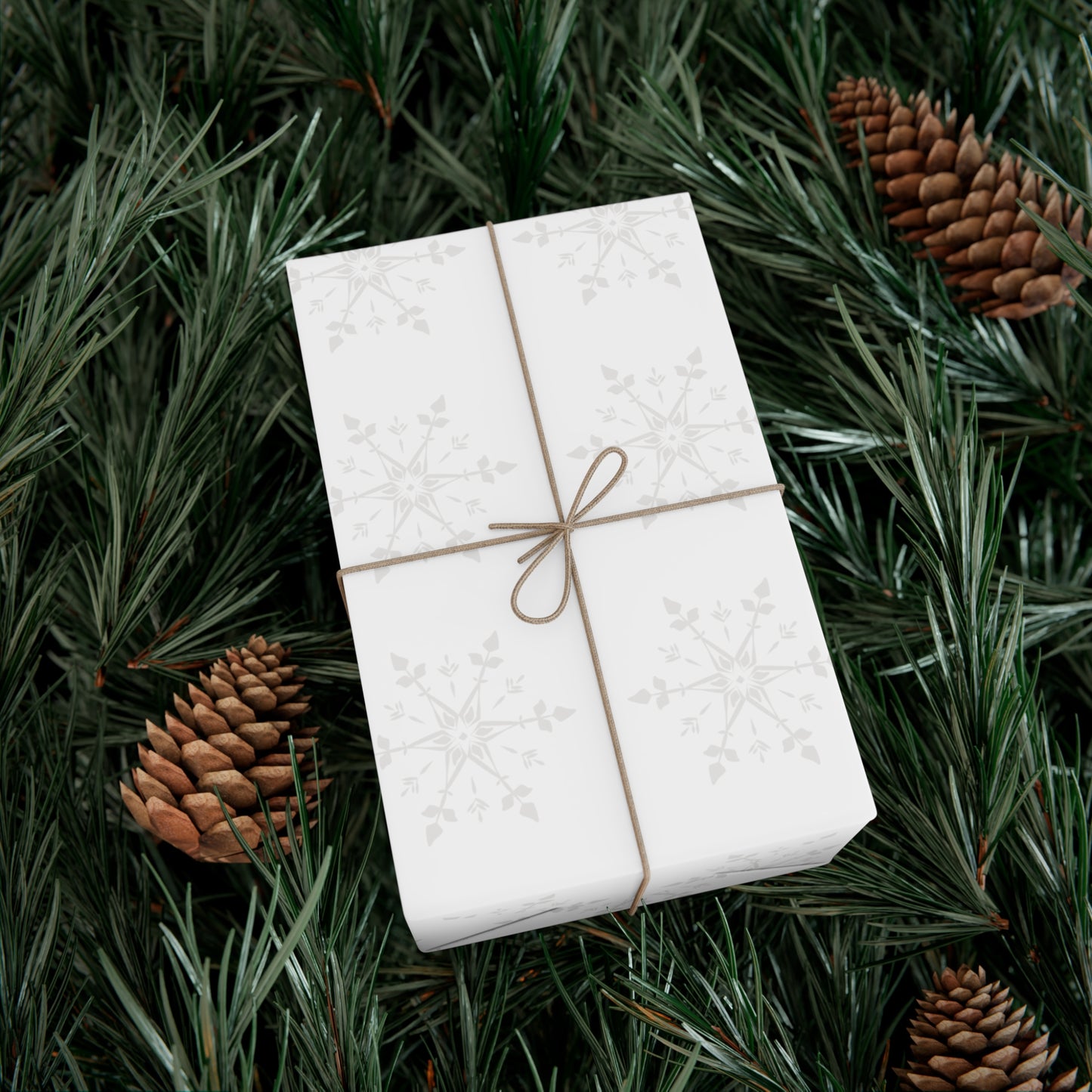 Snowflake Gift Wrap Paper