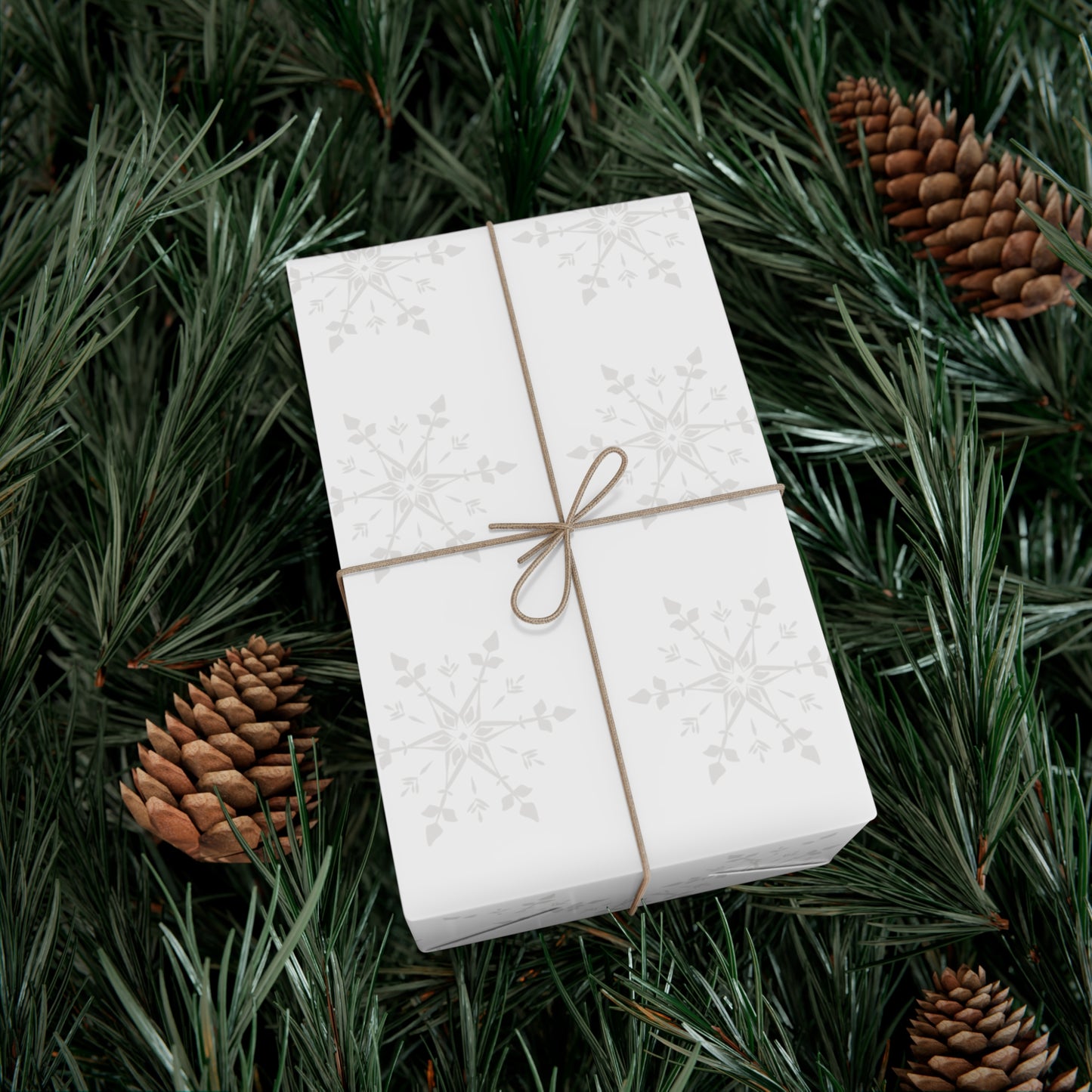 Snowflake Gift Wrap Paper