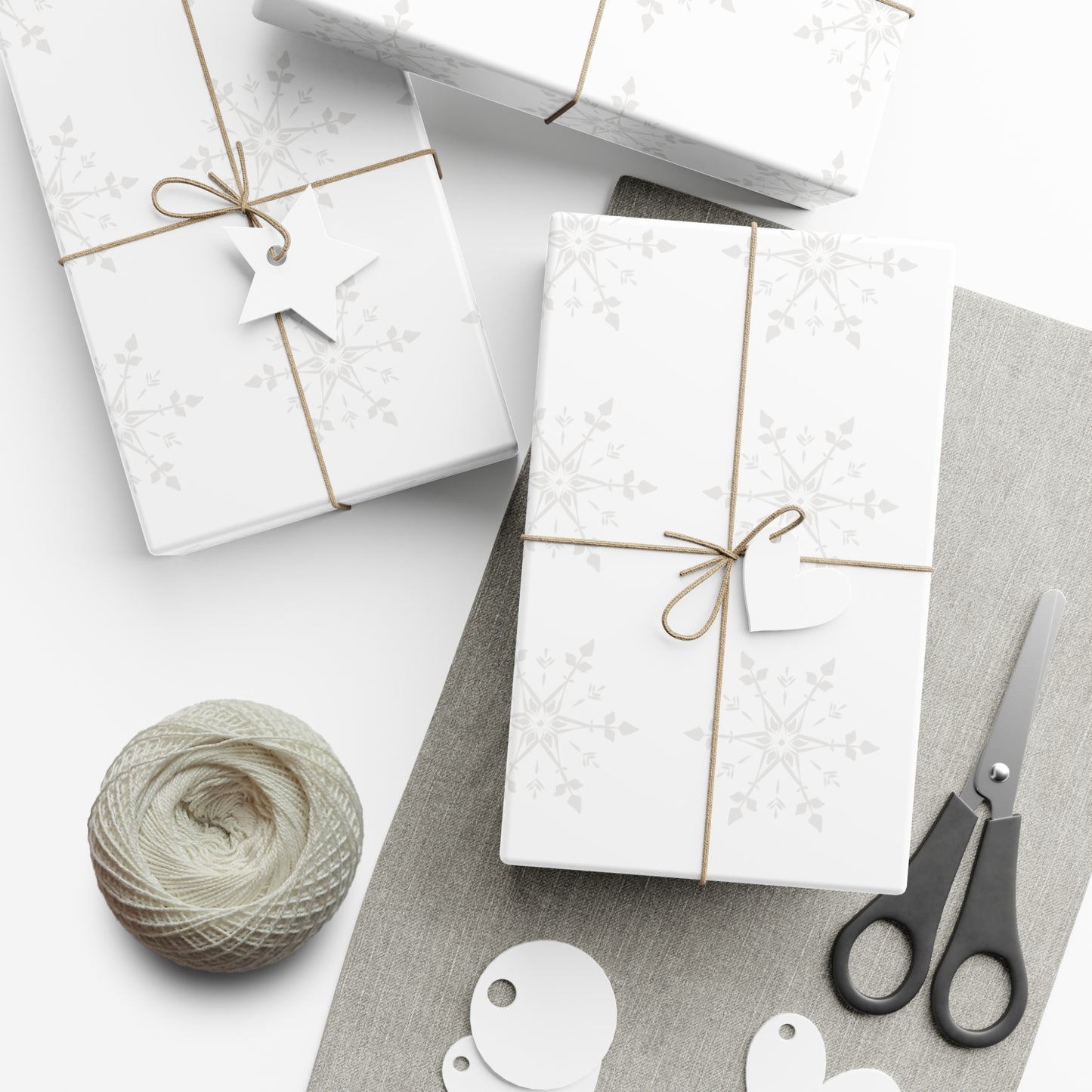 Snowflake Gift Wrap Paper