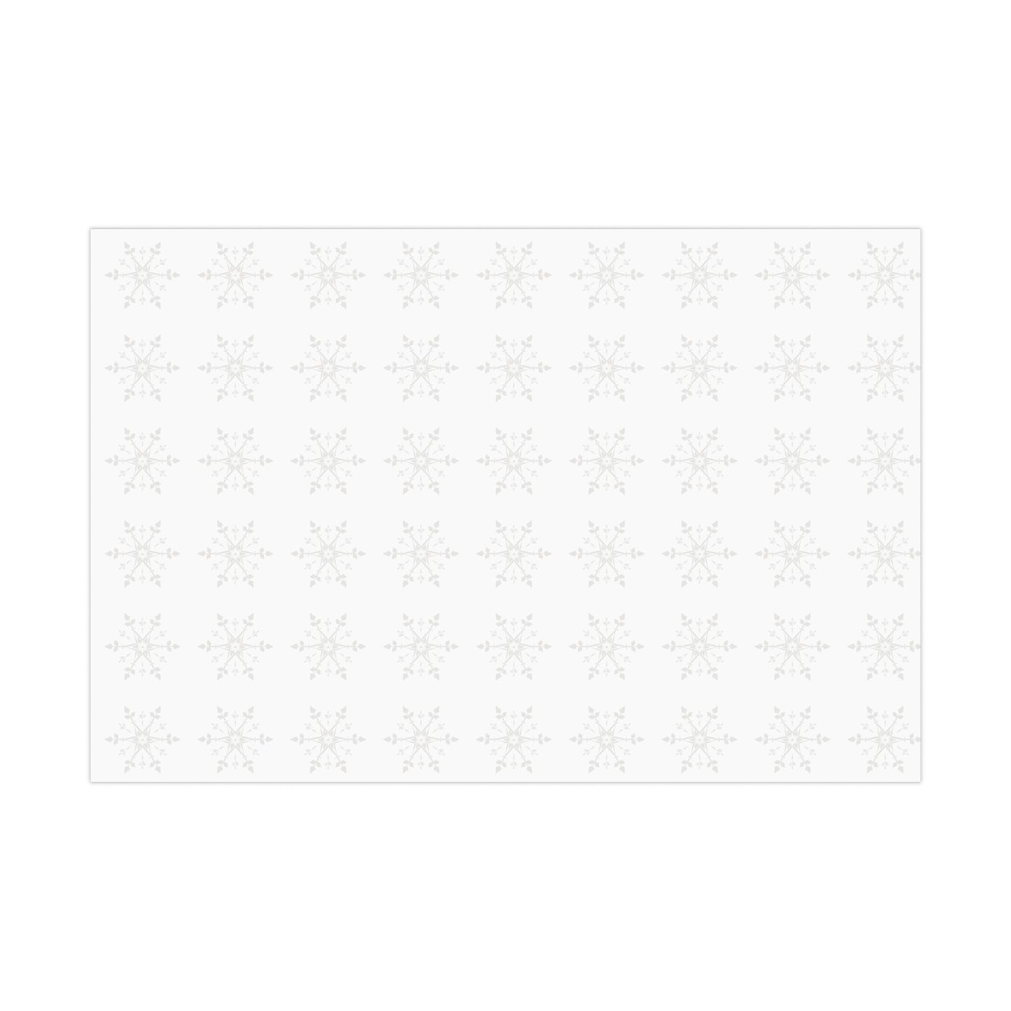 Snowflake Gift Wrap Paper