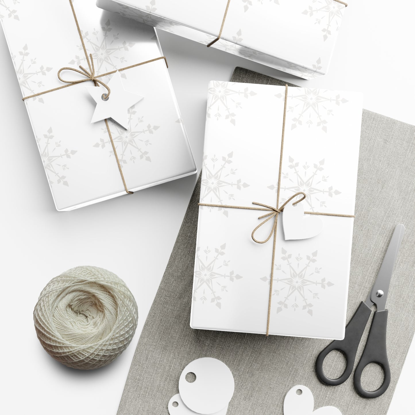 Snowflake Gift Wrap Paper