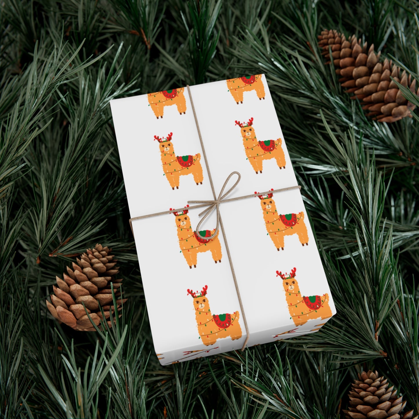 Christmas Lama Wrapping Paper