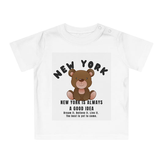 Baby T-Shirt - New York Bear Design