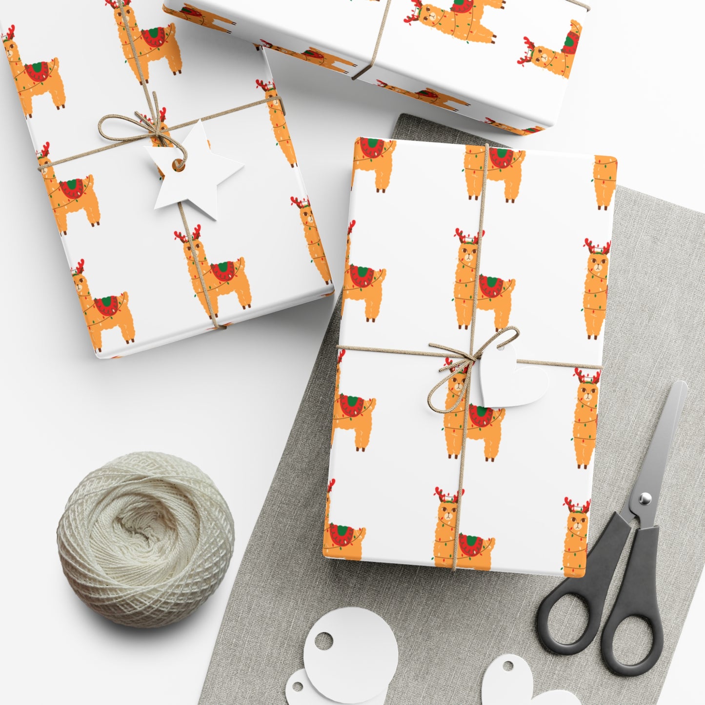 Christmas Lama Wrapping Paper