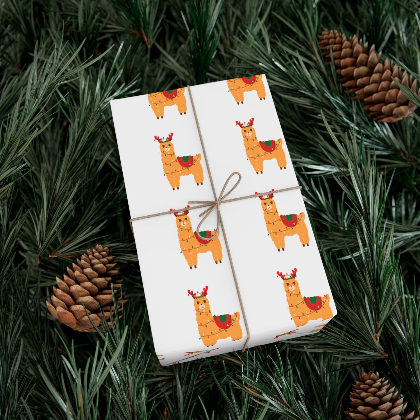 Christmas Lama Wrapping Paper