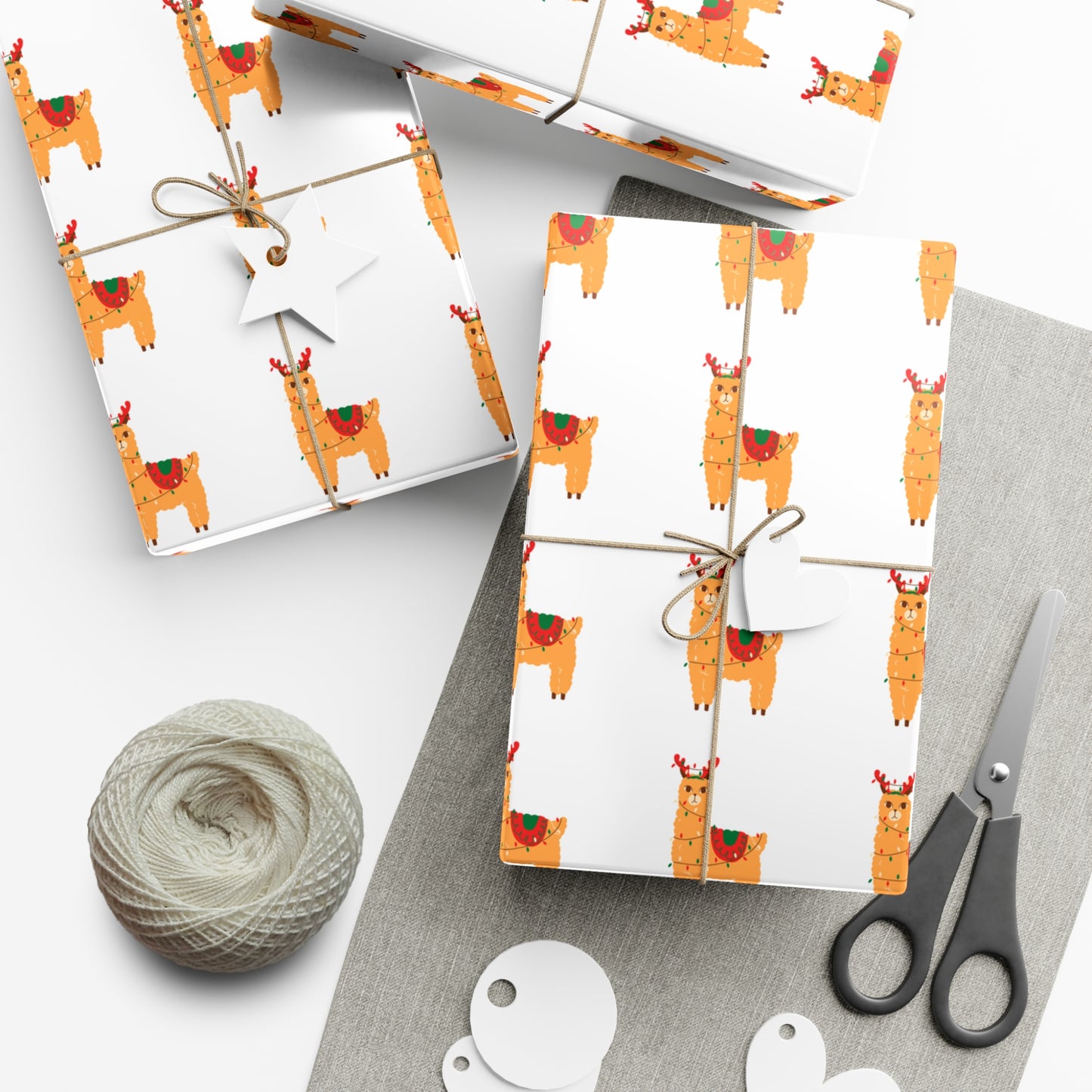 Christmas Lama Wrapping Paper